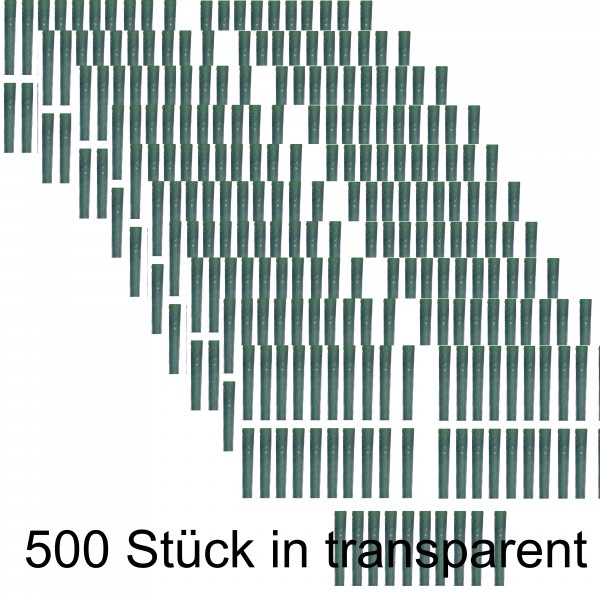 500 Stk. Baumschutz transparent